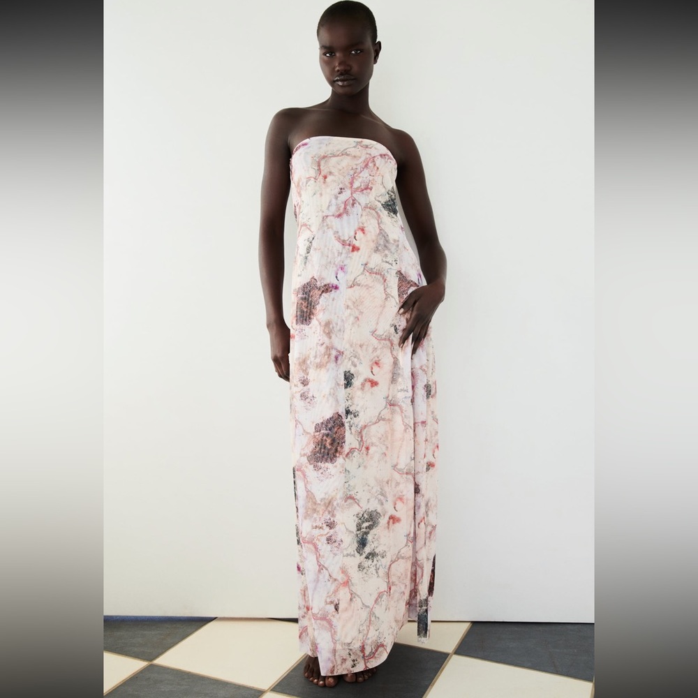 Zara strapless tulle Dress